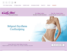 Tablet Screenshot of cosmedestetik.com